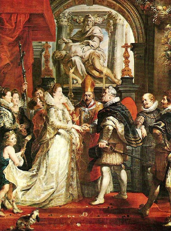 Peter Paul Rubens the proxy marriage of marie de medicis Germany oil painting art